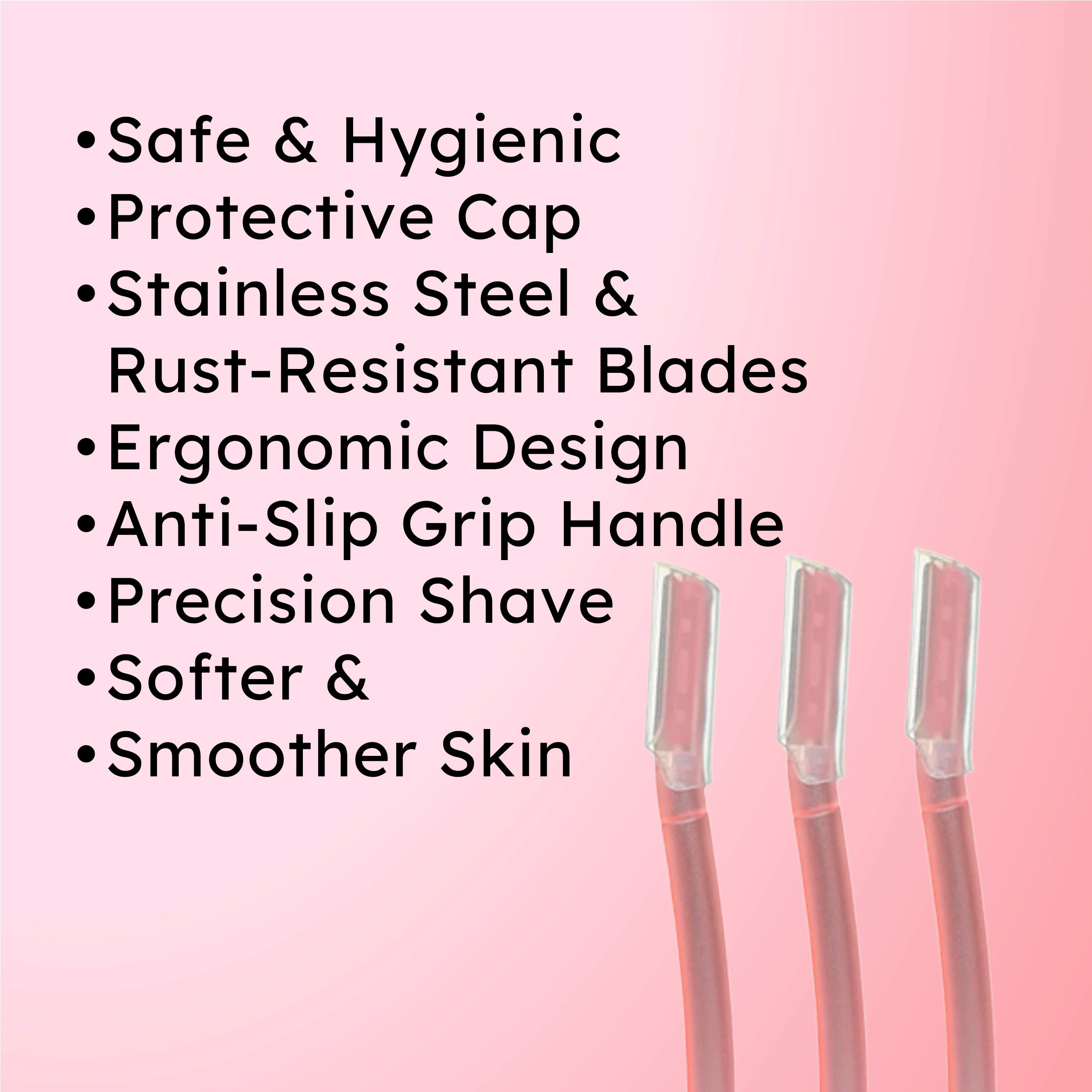 Face & Eyebrows Razor For Women (3N)